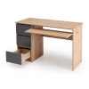 Psací stůl Canley, dub artisan / grafit