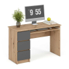 Psací stůl Canley, dub artisan / grafit