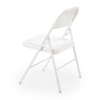 Skládací židle Acton, bílá