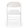 Skládací židle Acton, bílá