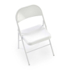 Skládací židle Acton, bílá