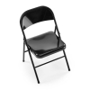 Skládací židle Acton, černá
