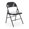 Skládací židle Acton, černá