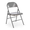 Skládací židle Acton, šedá