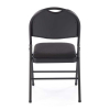 Skládací židle Dover, černá