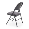 Skládací židle Dover, šedá / černá