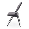 Skládací židle Dover, šedá / černá