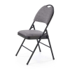Skládací židle Dover, šedá / černá