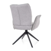 Jídelní židle Dogan, světle šedá