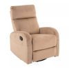 Polohovací křeslo Olimp Velvet, béžová