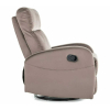 Polohovací křeslo Olimp Velvet, hnědá