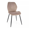 Jídelní židle Broda Velvet, béžová