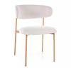 Jídelní židle Sally D II, krémová / dub