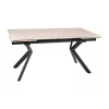 Jídelní stůl Basile, kámen / černá