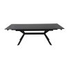 Jídelní stůl Lumiere 180 x 90 cm, černá