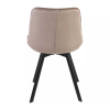 Jídelní židle Albons Velvet, béžová