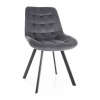 Jídelní židle Albons Velvet, šedá