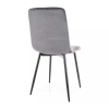 Jídelní židle Freville Velvet, šedá