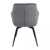 Jídelní židle Montale Velvet, šedá