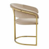 Jídelní židle Murata, béžová / zlatá
