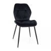 Jídelní židle Stigia, černá
