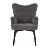 Křeslo Camden, tmavě šedá