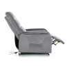 Masážní křeslo Pravia Velvet, šedá