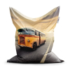 Sedací vak Classic autobus veterán - dětský, barevná