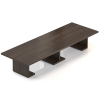 Jednací stůl Lineart 400 x 140 cm, jilm tmavý