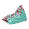 Sedací vak Triangl stékající barva, barevná