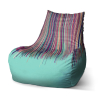 Sedací vak Bean stékající barva - dětský, barevná