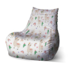 Sedací vak Bean roztomilé lamy - dětský, barevná
