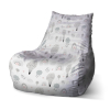 Sedací vak Bean malované horkovzdušné balony - dětský, barevná