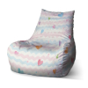 Sedací vak Bean barevná srdíčka - dětský, barevná