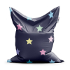 Sedací vak Classic hvězdy na modré, barevná