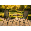 Zahradní židle Conrado, černá (rozbaleno)