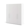 Šatní skříň Lutta, bílý mat
