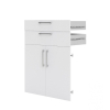 2 dvířka + 2 zásuvky pro skříně Modulo, bílá
