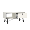 Konferenční stolek Rain, bílý mat
