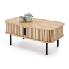 Konferenční stolek Fairfax, přírodní dřevo (rozbaleno)