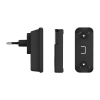 Bezdrátový zvonek do zásuvky 1L67, 200m, learning code, černá