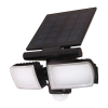 LED solární světlo se senzorem WO772, černá