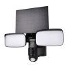 LED solární světlo WO7203 se senzorem, černá