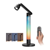 LED stolní lampička WO67 RGB s dálkovým ovladačem, černá