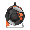 Prodlužovací kabel na bubnu 1Z - 50m, oranžová