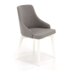 Jídelní židle Toledo V, šedá / bílá