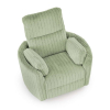 Polohovací křeslo Selden, zelená