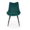 Jídelní židle Audry, tmavě zelená