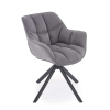 Jídelní židle Dione, šedá