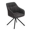 Jídelní židle Azufre, tmavě šedá
